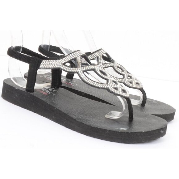 Skechers® Cali Meditation Evening Dew Women's 8 Yoga Foam Sandals Vegan - Picture 8 of 10